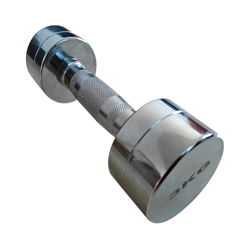 银色镀铬哑铃