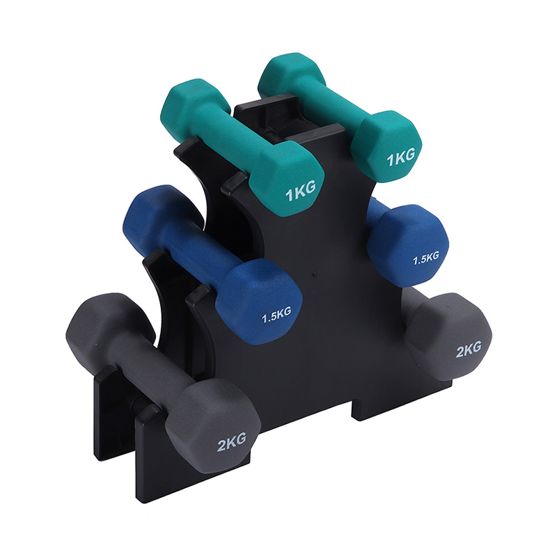 乙烯基氯丁橡胶涂层六角哑铃